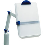 Universal Copy Holder with Extended Swivel Arm and Clamp