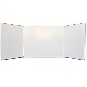 Trzyczęściowa tablica suchościeralna magnetyczna (tryptyk), 120 x 180 x 360 cm