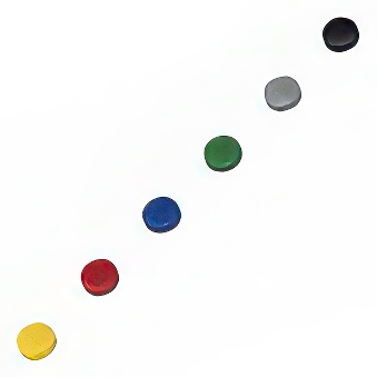 Round Colourful Board Magnets
