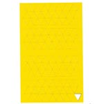 Magnetic symbols - triangles 10 x 10 x 10 mm - yellow 180 pcs