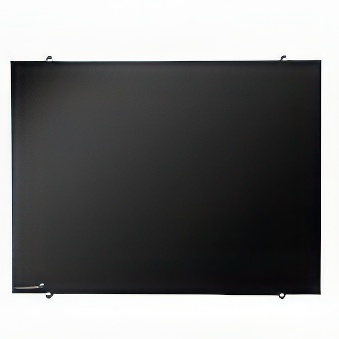 Tablica szklana suchościeralna magnetyczna - czarna, 100 x 150 cm