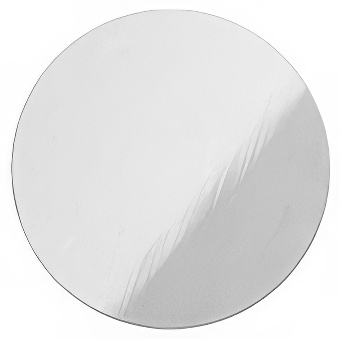 Krążek metalowy do sublimacji srebrny, 5 cm