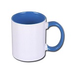 Inside and handle color sublimation mug