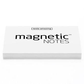 Magnetic notes white 7 x 5 cm