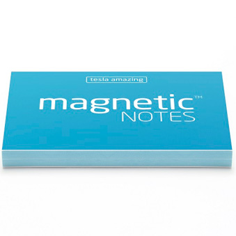 Magnetic notes blue 7 x 5 cm