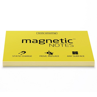 Magnetic notes yellow 10 x 7 cm