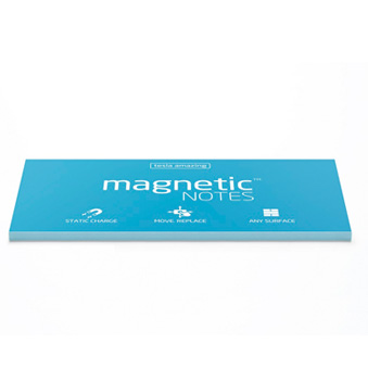 Magnetic notes blue 20 x 10 cm