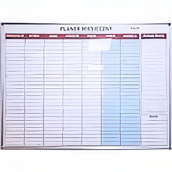 Planer miesięczny - tablica suchościeralna magnetyczna 90 x 120 cm