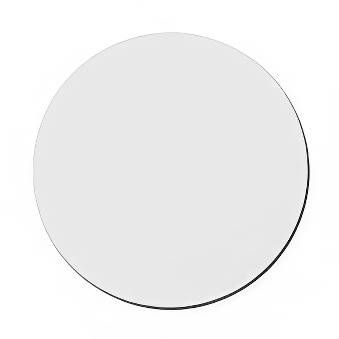 Krążek metalowy do sublimacji biały, 2,5 cm