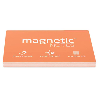 Magnetic sheet pastel orange 10 x 7 cm