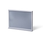Free-standing double-sided poster frame