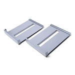 Set of metal shelves for BRT leaflet holder exhibition and wall-mounted BRW leaflet rack - 2 pieces