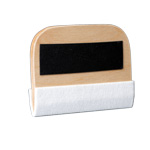 Wooden squeegee with felt 14cm