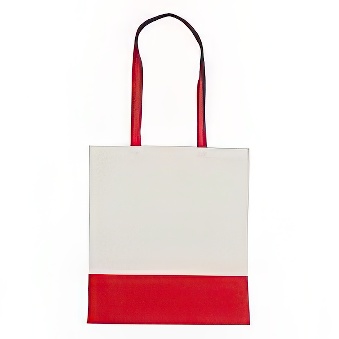Cotton Bag with Long Handles for Printing, red, 140 g/m2