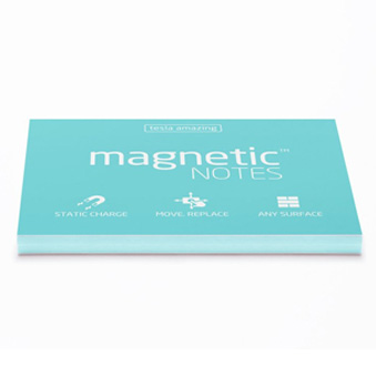 Magnetic notes aqua 10 x 7 cm