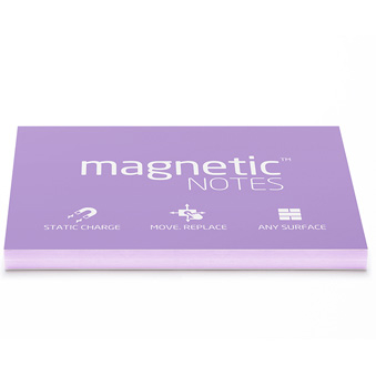 Magnetic notes pastel purple 7 x 5 cm