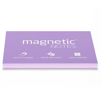 Magnetic notes pastel purple 10 x 7 cm