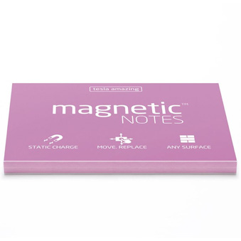 Magnetic notes pink 7 x 5 cm