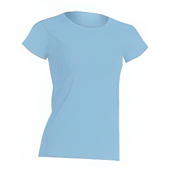 T-shirt Standard for printing Colour: light blue Size: M