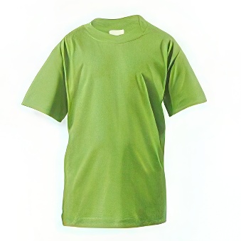T-shirt Standard for printing Colour: light green Size: 110 - 122 cm