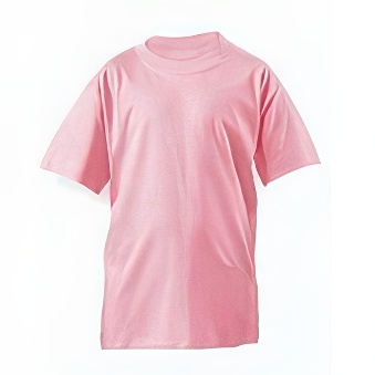 T-shirt Standard for printing Colour: pink Size: 110 - 122 cm