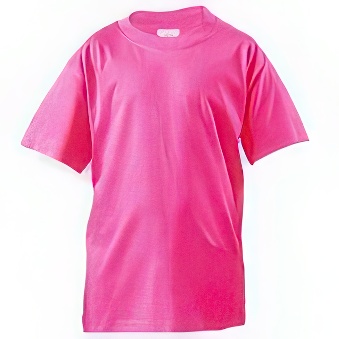 T-shirt Standard for printing Colour: fuchsia Size: 110 - 122 cm