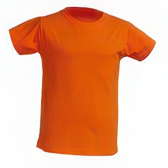 T-shirt Standard for printing Colour: orange Size: 134 - 140 cm
