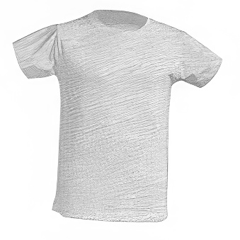 T-shirt Standard for printing Colour: light grey melange Size: 134 - 140 cm