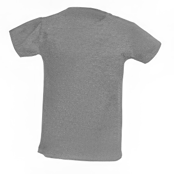 T-shirt Standard for printing Colour: grey melange Size: 134 - 140 cm