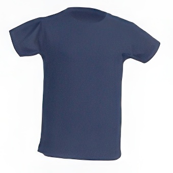 T-shirt Standard for printing Colour: denim Size: 134 - 140 cm