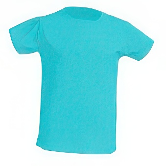 T-shirt Standard for printing Colour: turquoise Size: 134 - 140 cm