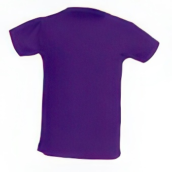 T-shirt Standard for printing Colour: purple Size: 134 - 140 cm