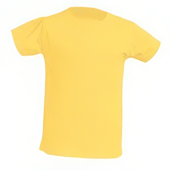T-shirt Standard for printing Colour: sunshine Size: 134 - 140 cm