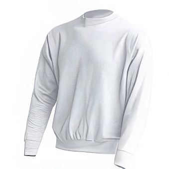 Men&rsquo;s sweatshirt for printing Colour: white Size: XL