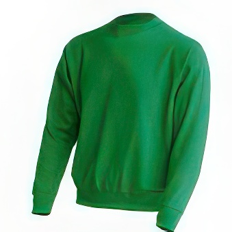 Men&rsquo;s sweatshirt for printing Colour: green Size: S