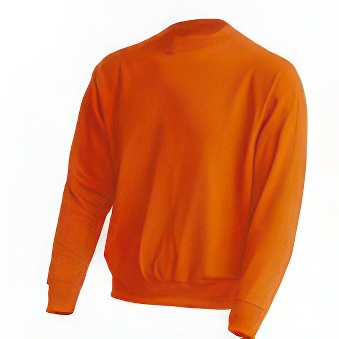 Men&rsquo;s sweatshirt for printing Colour: orange Size: M