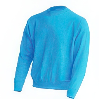 Men&rsquo;s sweatshirt for printing Colour: light blue Size: S