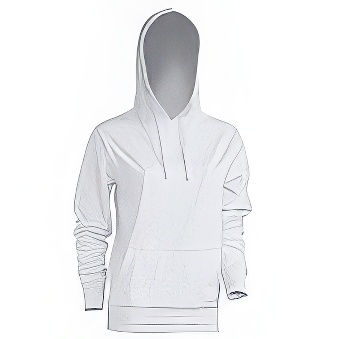 Women&rsquo;s hoody sweatshirt for printing Colour: white Size: S