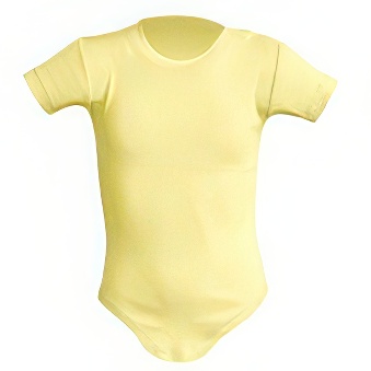Baby body yellow for printing 12m