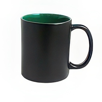 Magic Matte Colour-Changing Mug - For Sublimation & Laser Engraving - Coloured Inner