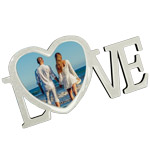 "Love - Heart" MDF photo frame for sublimation