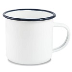 Enamel steel mug for sublimation