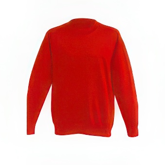 Kid&rsquo;s sweatshirt for printing Colour: red Size: 110 cm