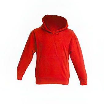 Kid&rsquo;s sweatshirt for printing Colour: red Size: 110 cm