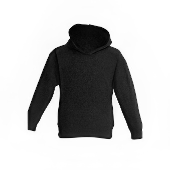 Kid&rsquo;s sweatshirt for printing Colour: black Size: 110 cm