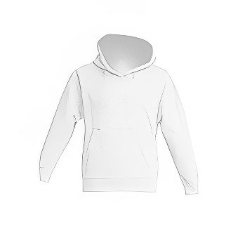 Kid&rsquo;s sweatshirt for printing Colour: white Size: 110 cm