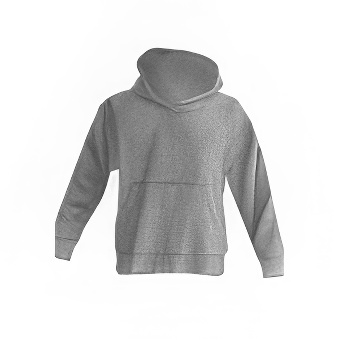 Kid&rsquo;s sweatshirt for printing Colour: grey Size: 110 cm