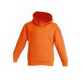 Kid&rsquo;s sweatshirt for printing Colour: orange Size: 110 cm