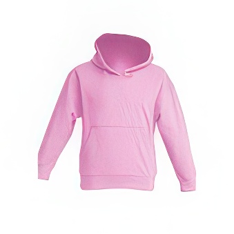 Kid&rsquo;s sweatshirt for printing Colour: pink Size: 110 cm