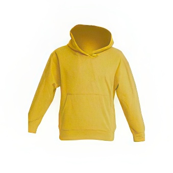 Kid&rsquo;s sweatshirt for printing Colour: yellow Size: 128 cm